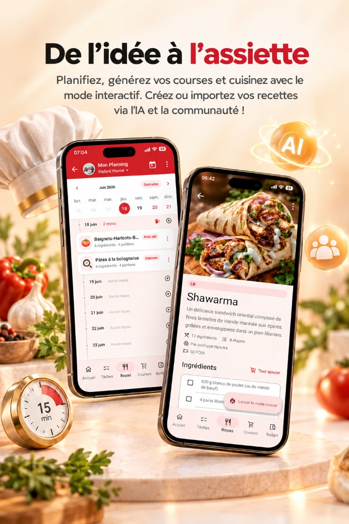De l'idée à l'assiette
